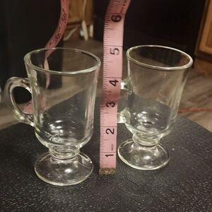 Elegant Clear Glass Coffee Mugs